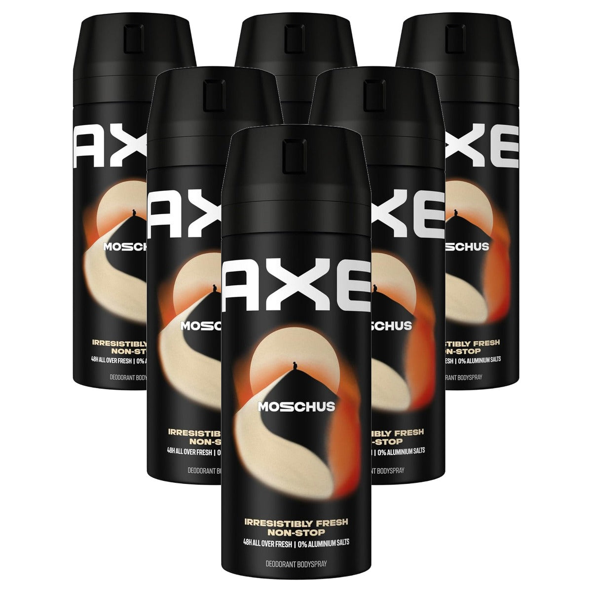 Axe Bodyspray Musk 48 uur bescherming 6 x 150 ml - Voordeelverpakking