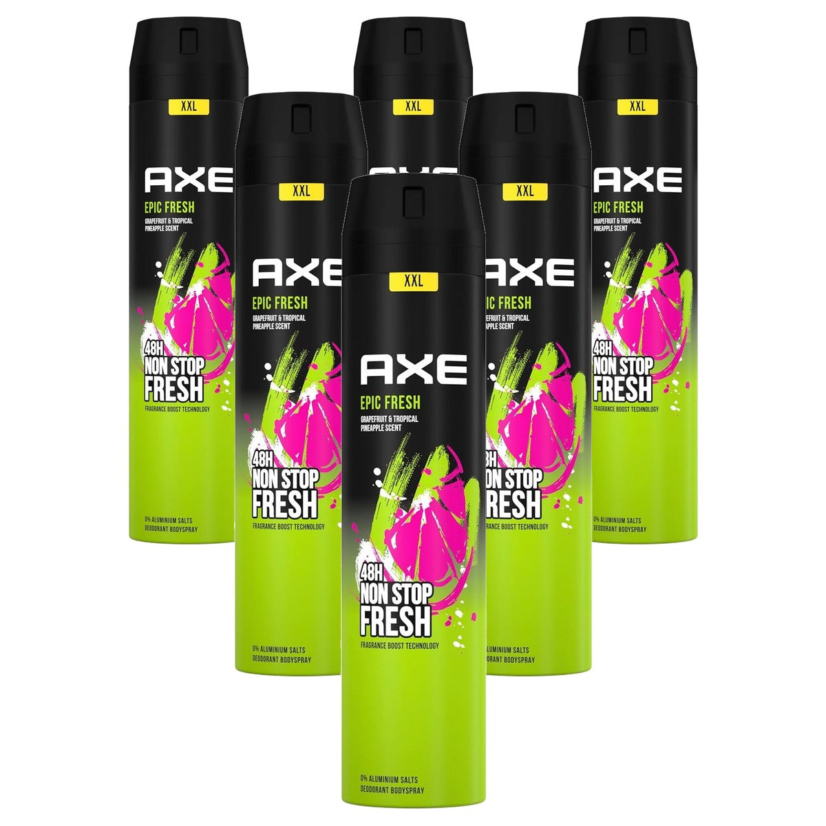 Axe Deo Spray Epic Fresh XXL 6 x 250 ml - Voordeelverpakking