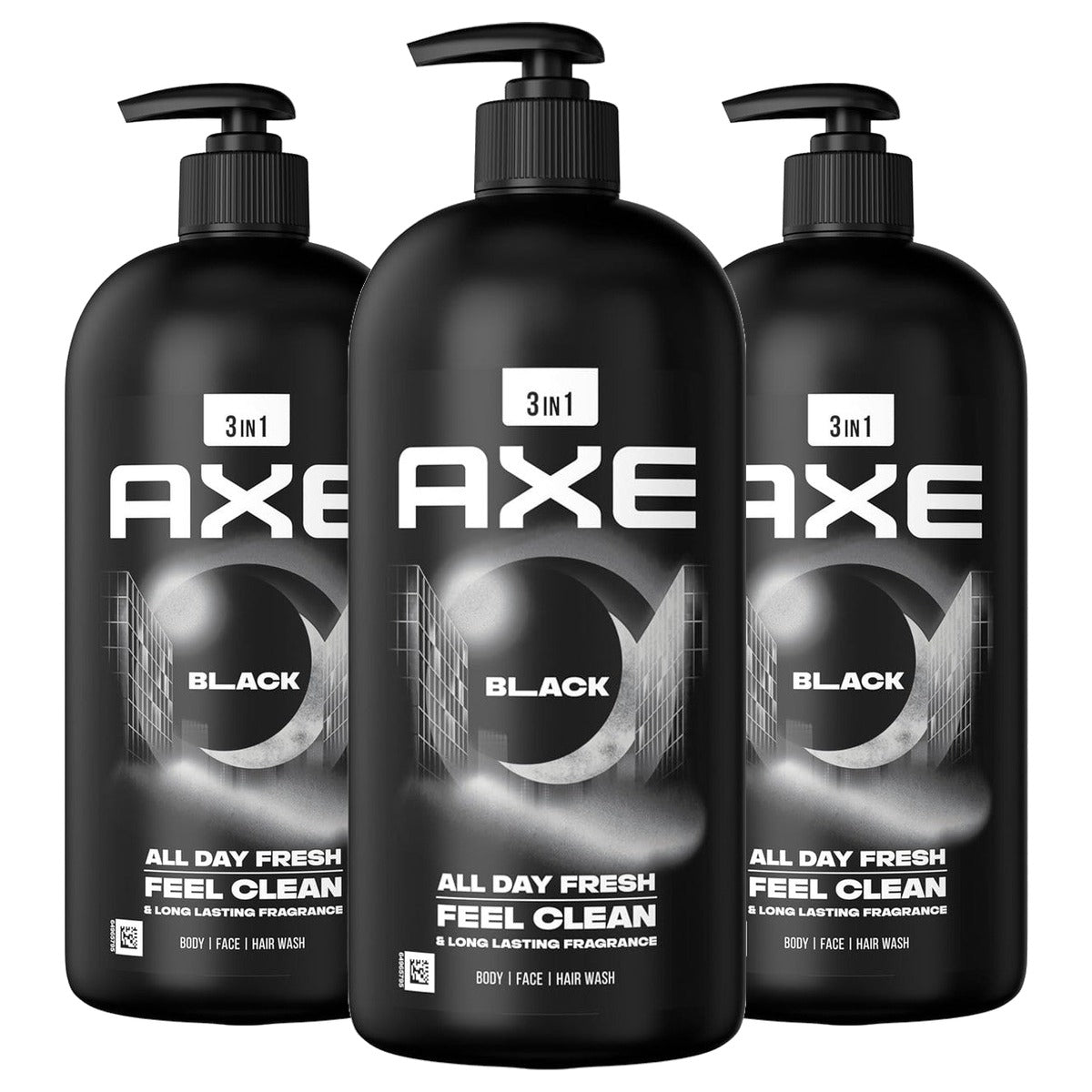 Axe Douchegel Black pompdispenser 3 x 900 ml - Voordeelverpakking