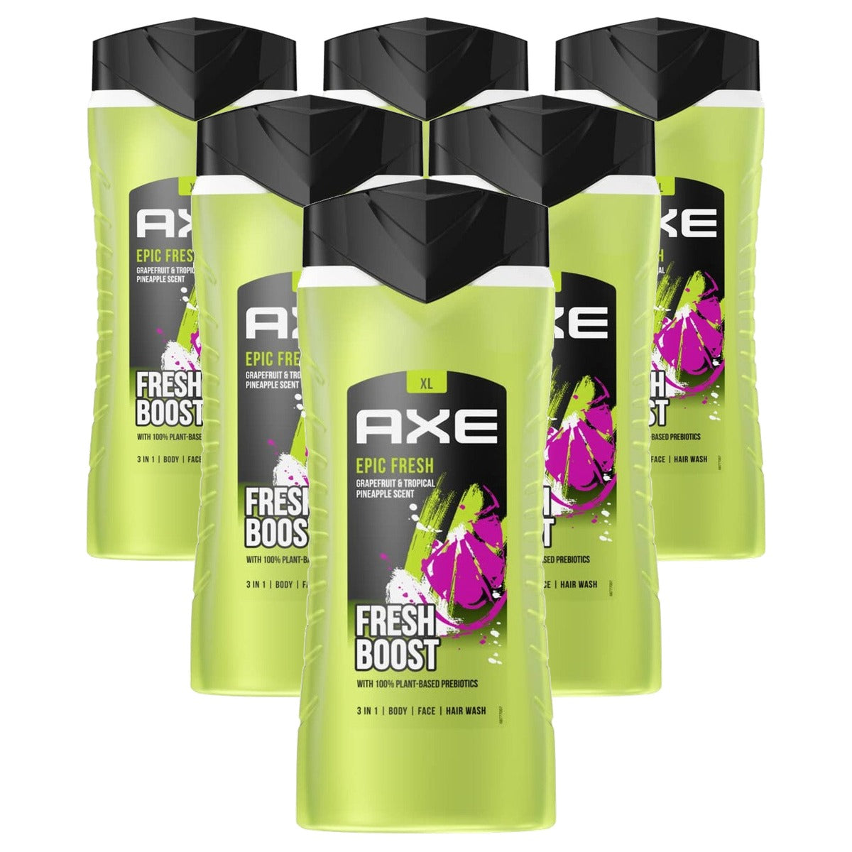 Axe Epic Fresh 3-in-1 Douchegel & Shampoo 6 x 400 ml - Voordeelverpakking