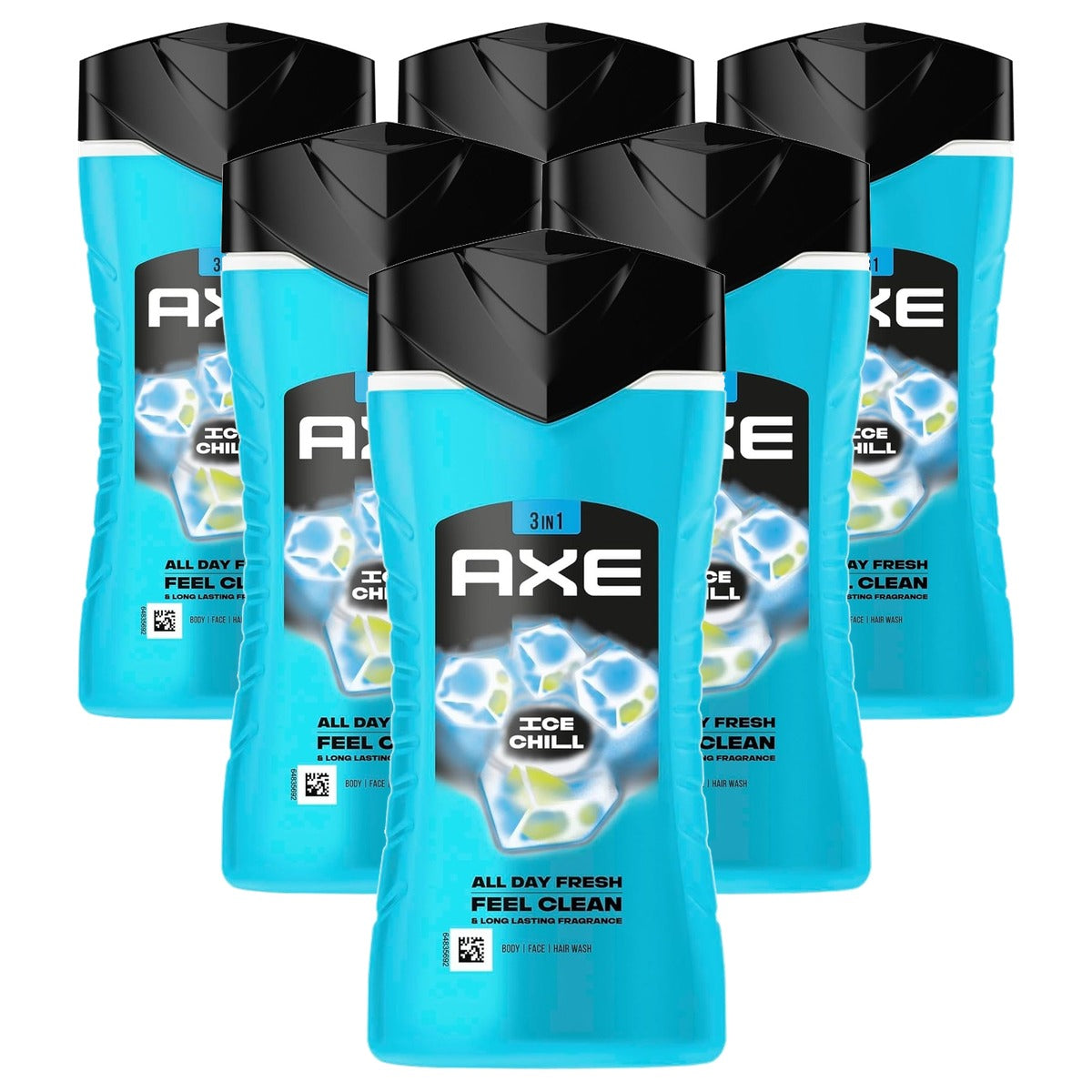 Axe Ice Chill 3-in-1 douchegel & shampoo - 6-pack