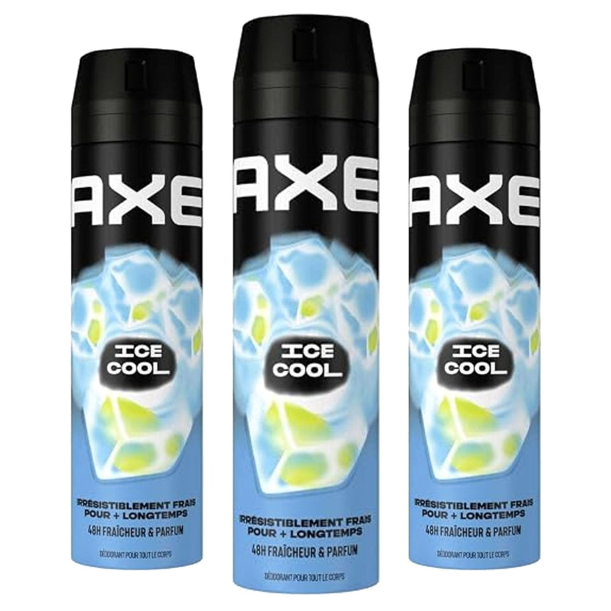 AXE Ice Cool Deodorantspray voor heren 3 x 200 ml - Voordeelverpakking