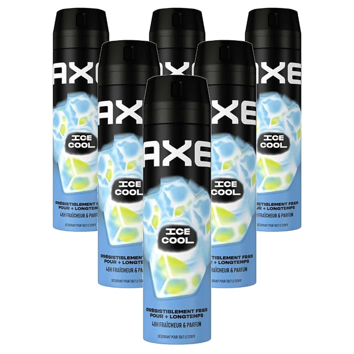 AXE Ice Cool Deodorantspray voor heren 6 x 200 ml - Voordeelverpakking