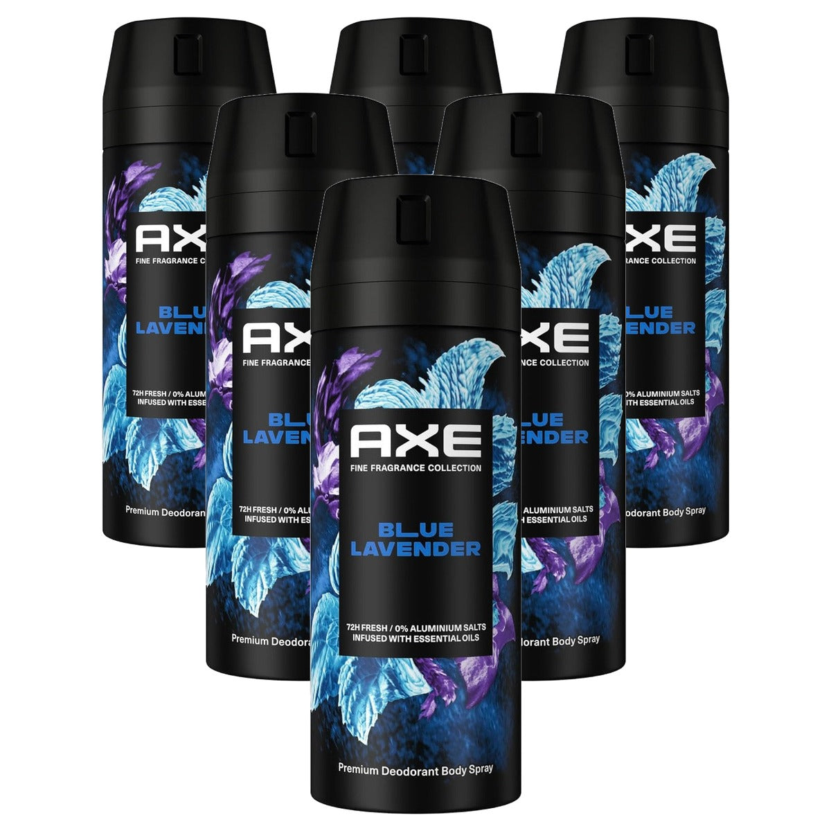 Axe Premium Bodyspray Blue Lavender deodorant 6 x 150 ml - Voordeelverpakking