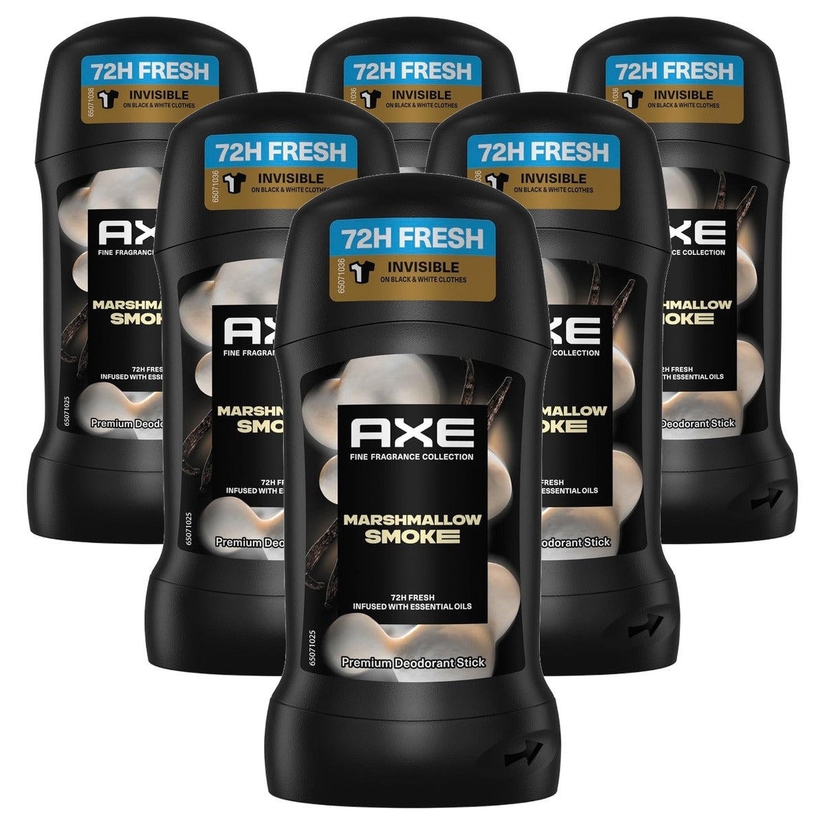 Axe Premium deostick Marshmallow Smoke FIFA 6 x 50 ml - Voordeelverpakking
