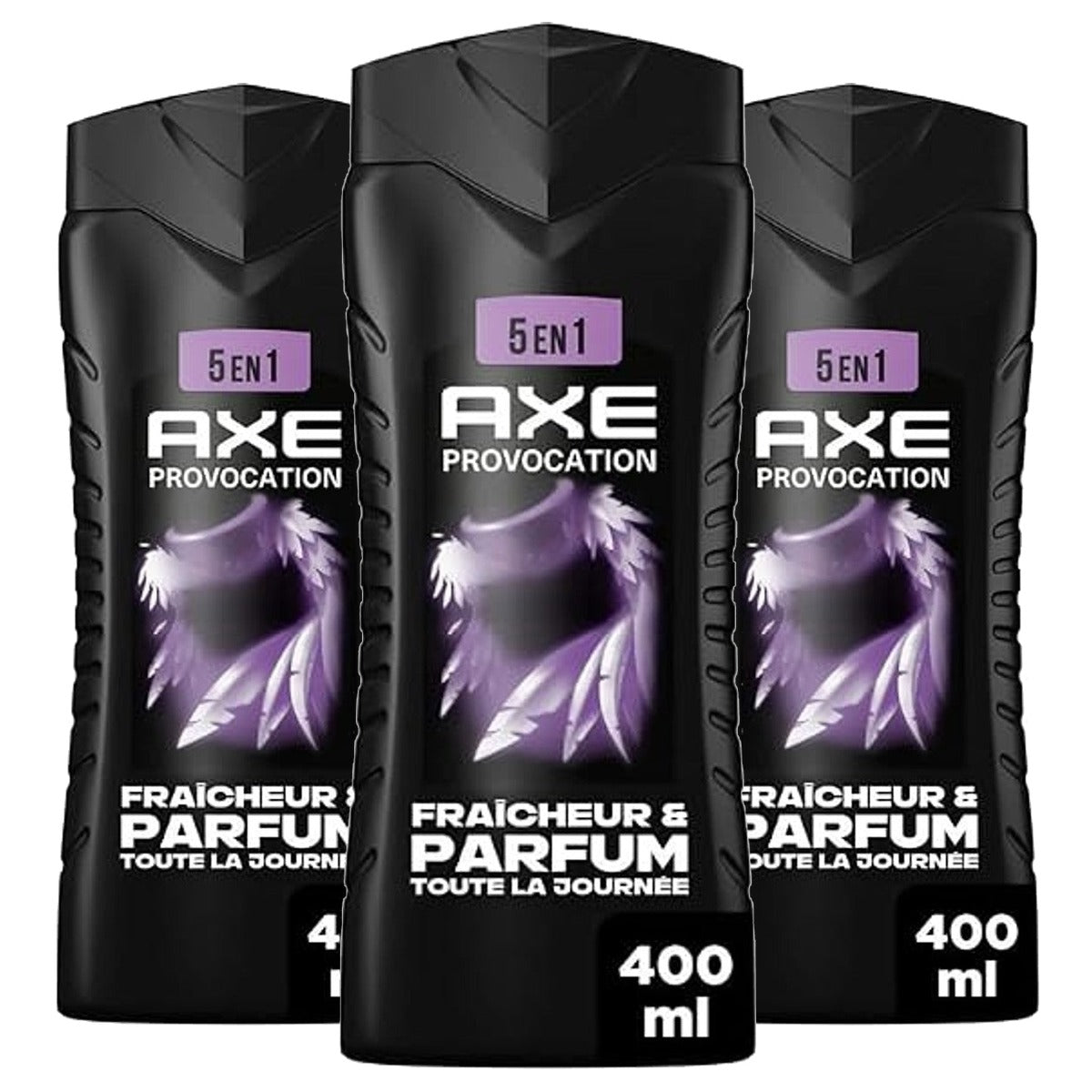 Axe Provocation 5-in-1 douchegel voor heren 3 x 400 ml - Voordeelverpakking