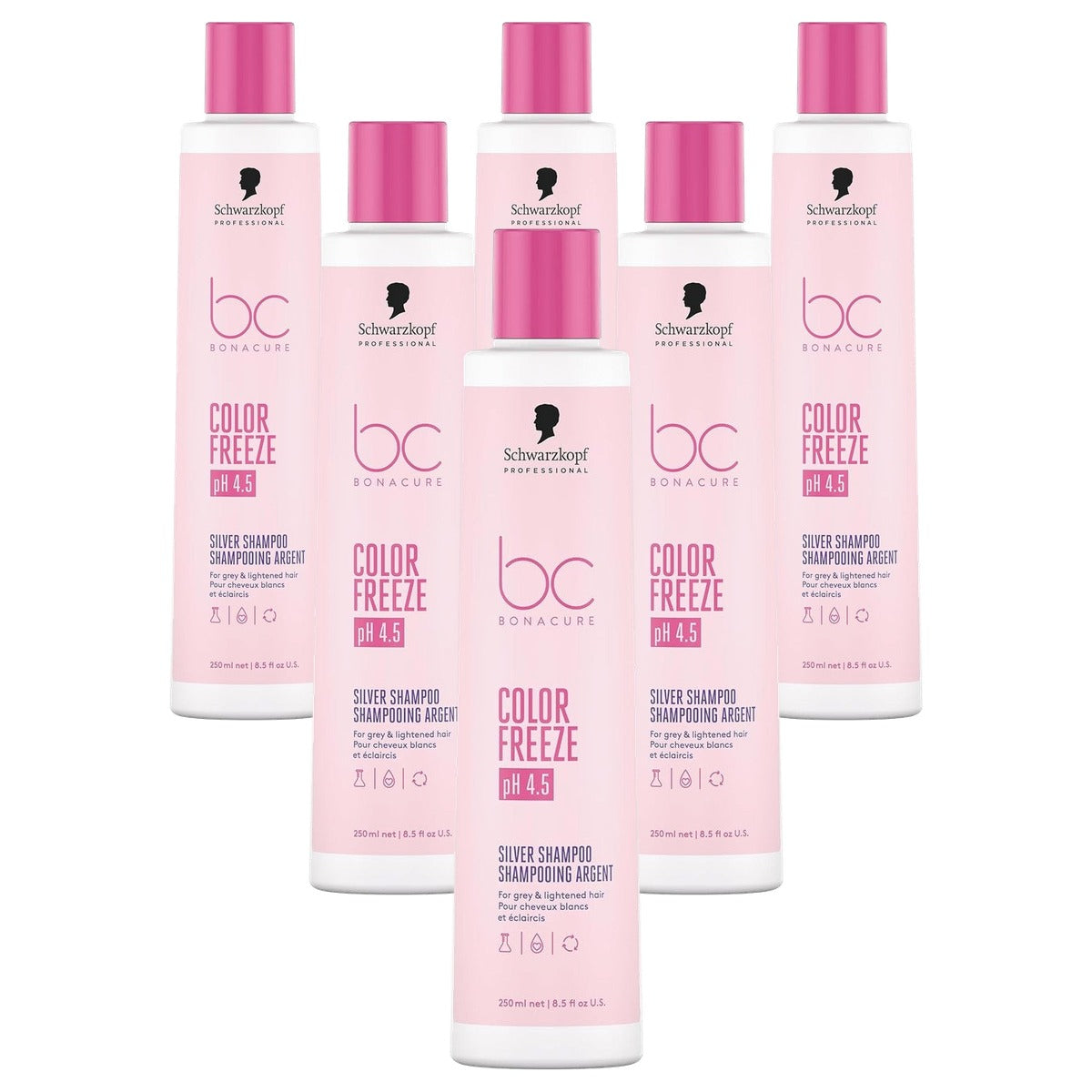 BC Bonacure Color Freeze Silver Shampoo 250 ml - 6 stuks