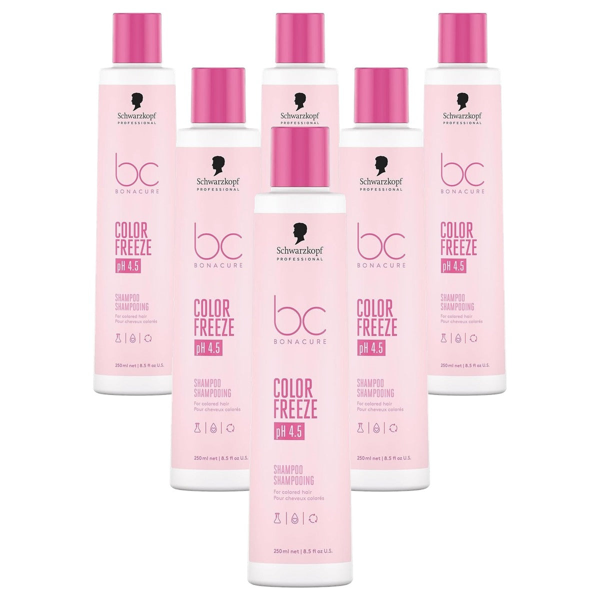 BC Bonacure pH 4.5 Color Freeze shampoo - 6 stuks