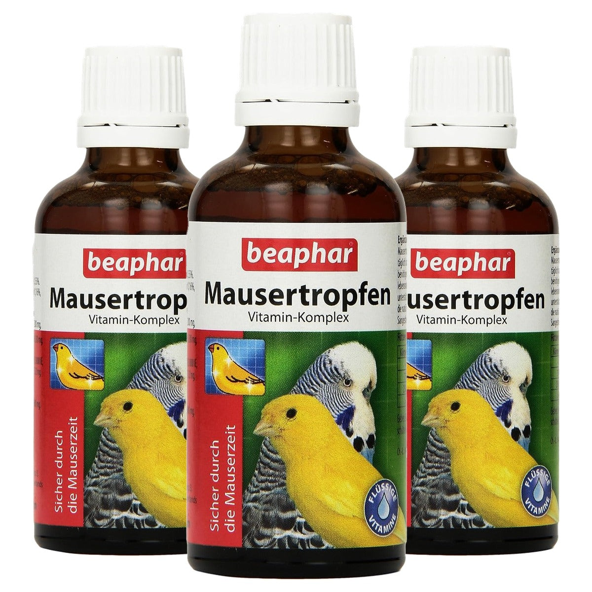 Beaphar Muizendruppels Vitaminecomplex vogel 50 ml - 3-pack