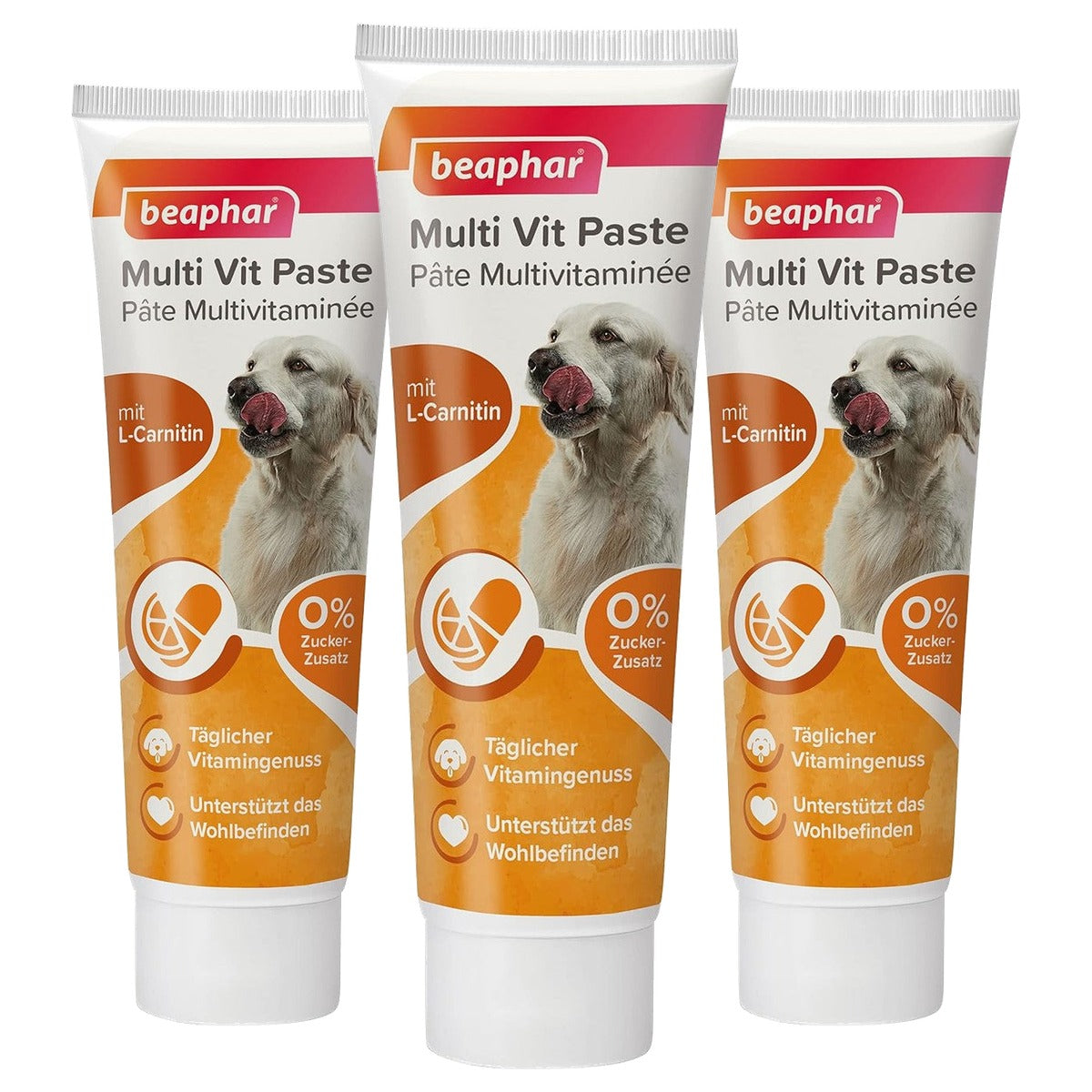 Beaphar Multi Vit Paste hondensnack, 100 g - 3-pack