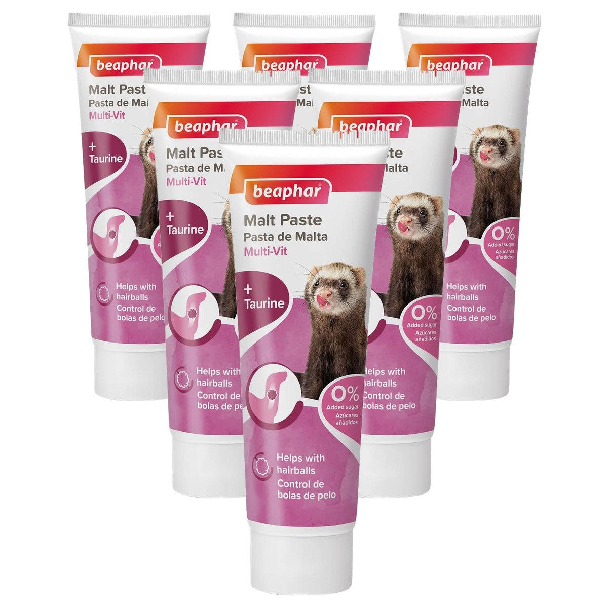 Beaphar Vitamine- en maltpasta voor fretten, 100 g - 6-pack