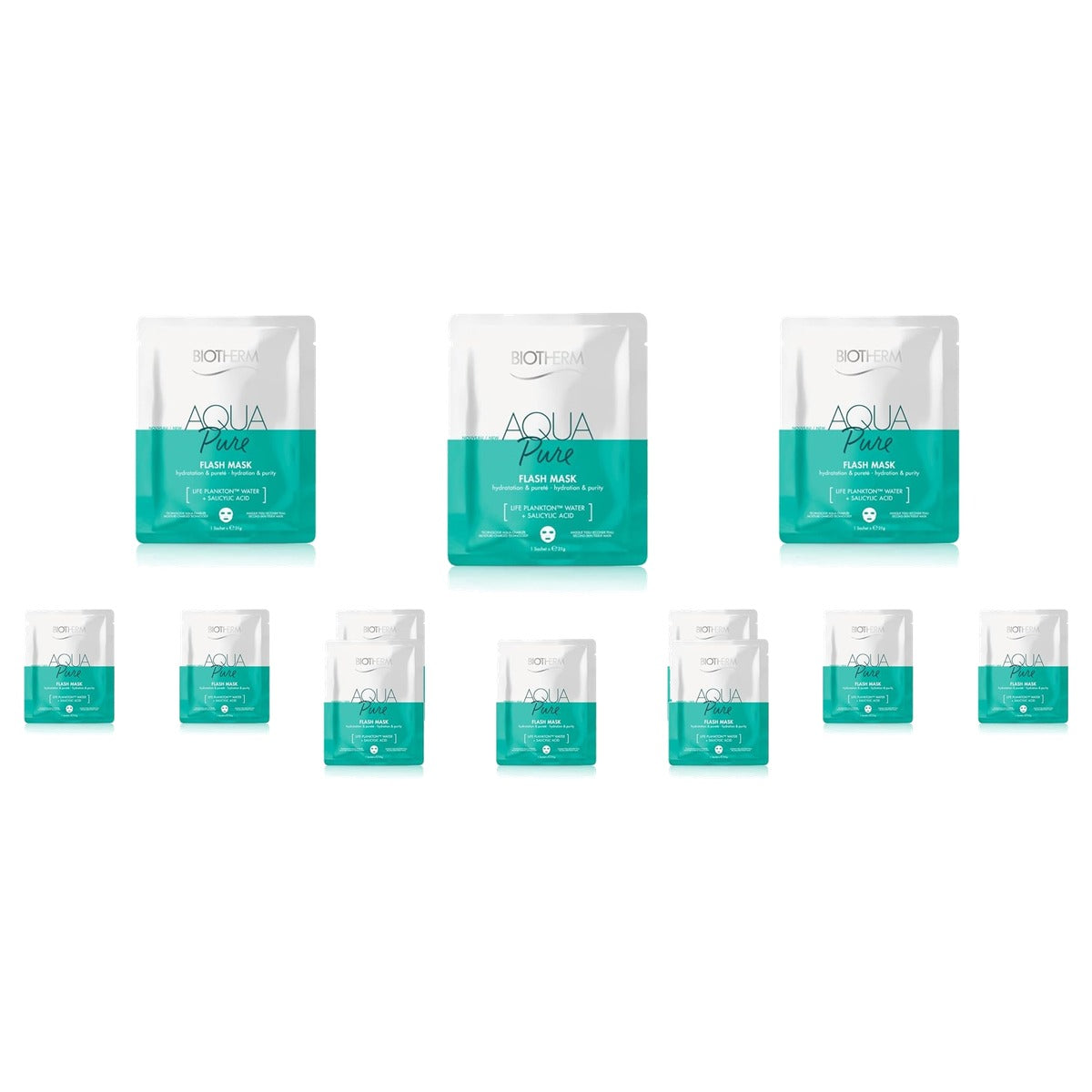 Biotherm Aqua Super Mask Pure Doekmasker 31 g - 3-pack