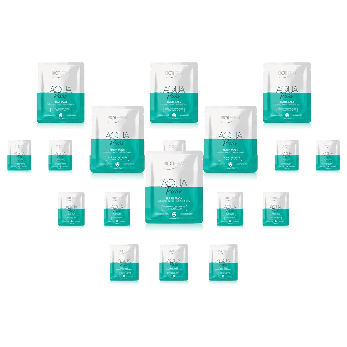 Biotherm Aqua Super Mask Pure Doekmasker 31 g - 6-pack