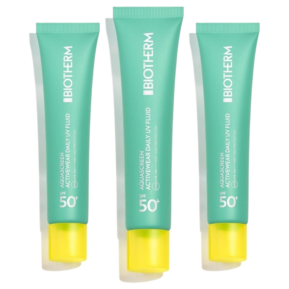Biotherm Aquascreen Activewear Daily UV Fluid SPF50+ Zonnebrandvloeistof 40 ml - 3-pack