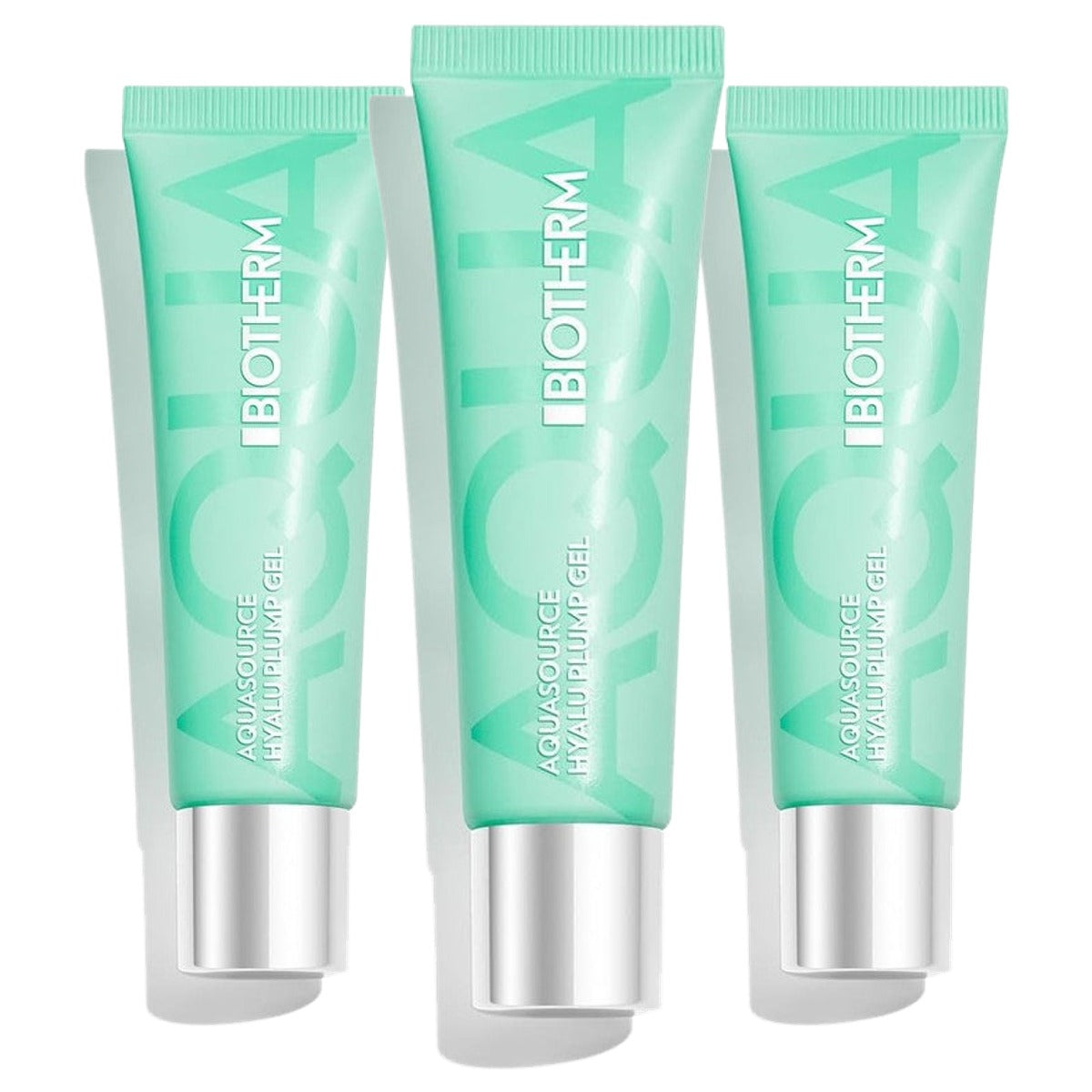 Biotherm Aquasource Hyalu Plump Gel met Hyaluronzuur Reisformaat 30 ml - 3-pack