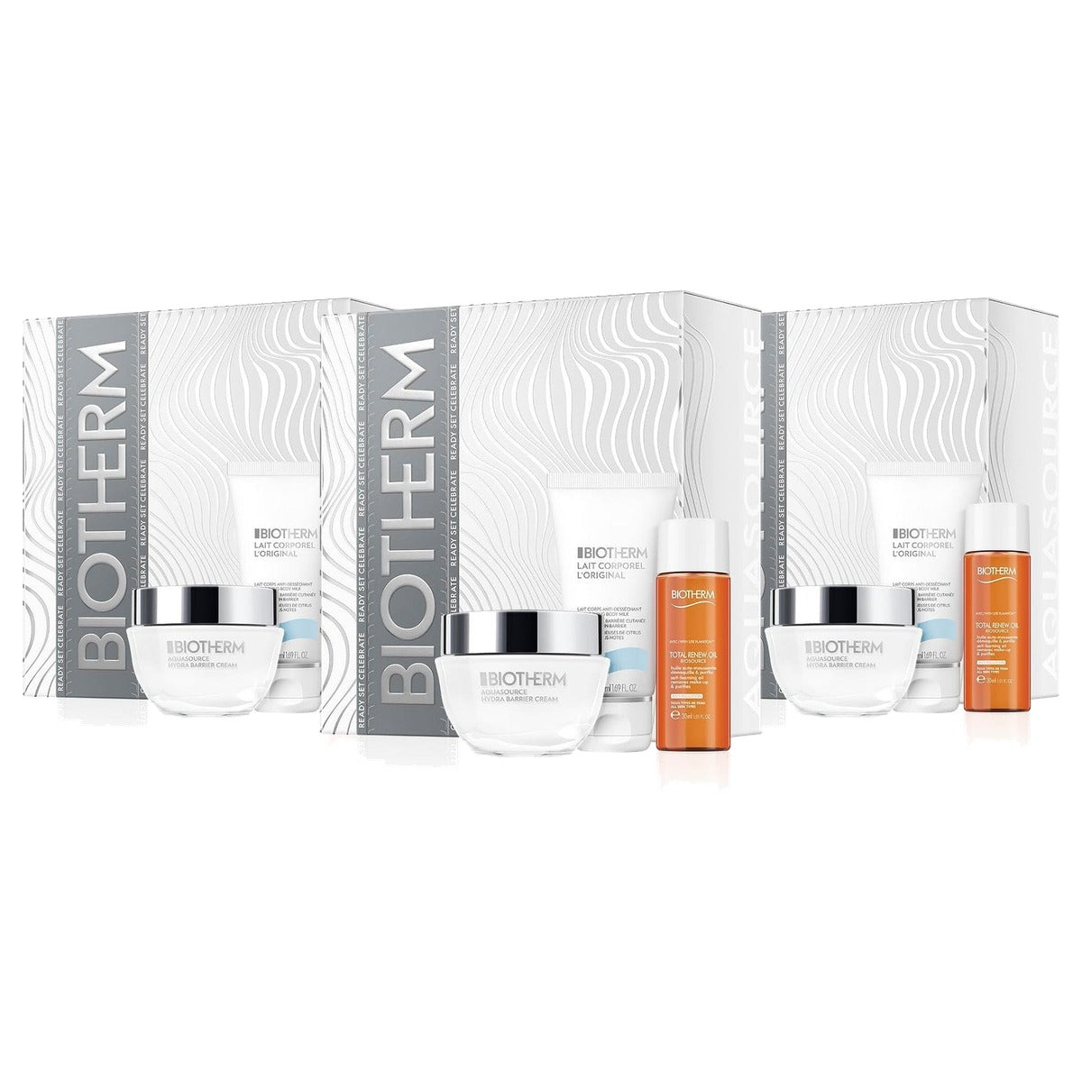 Biotherm Aquasource Hydra Barrier Holiday Set 3-delig Gezicht & Lichaam - 3-pack