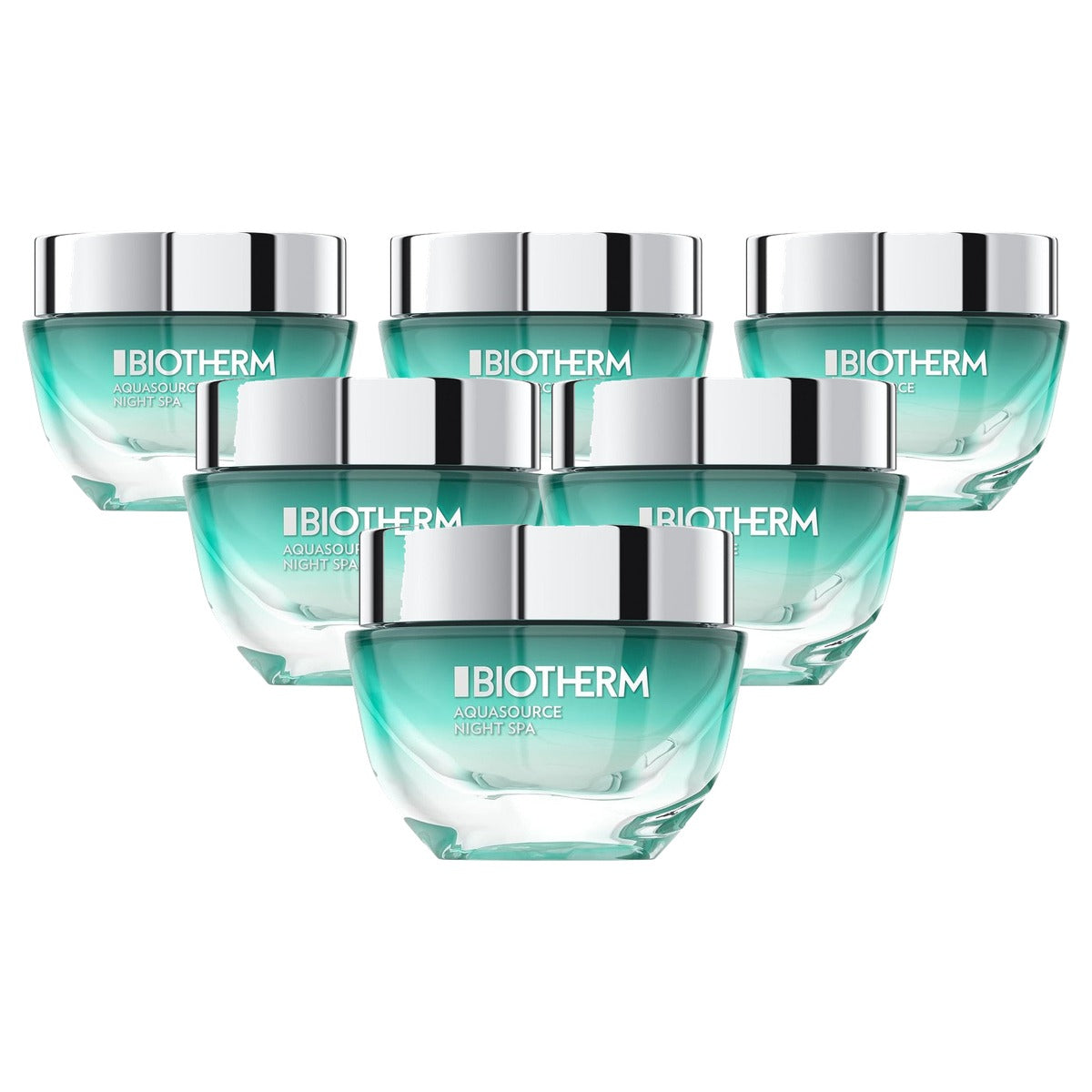 Biotherm Aquasource Night Spa Nachtcrème met Spa-effect 50 ml - 6-pack