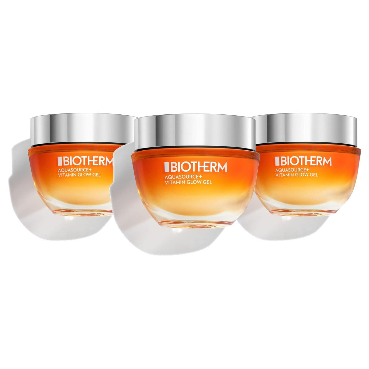 Biotherm Aquasource+ Vitamin Glow Gel met Vitamine B3 Pot 50 ml - 3-pack