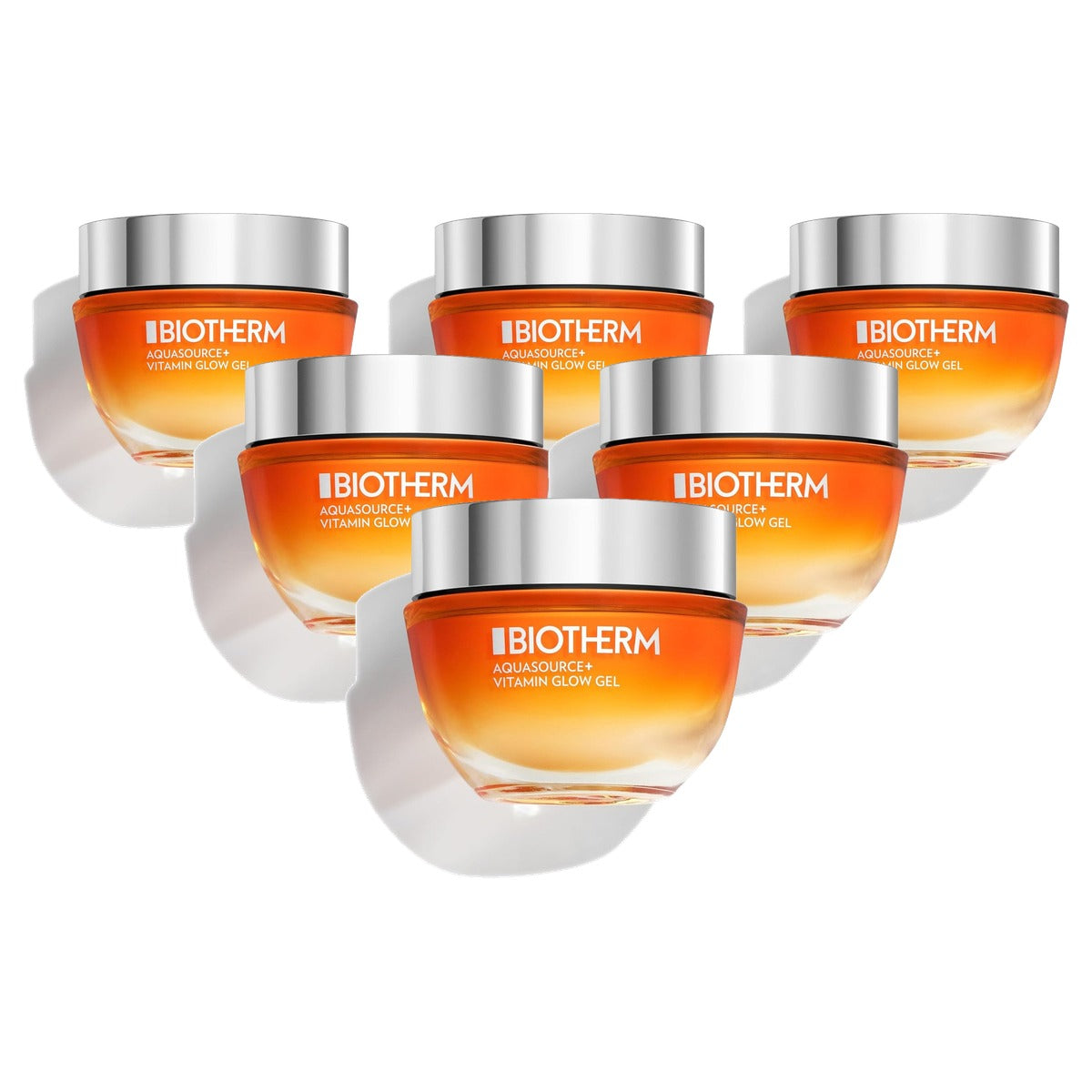 Biotherm Aquasource+ Vitamin Glow Gel met Vitamine B3 Pot 50 ml - 6-pack