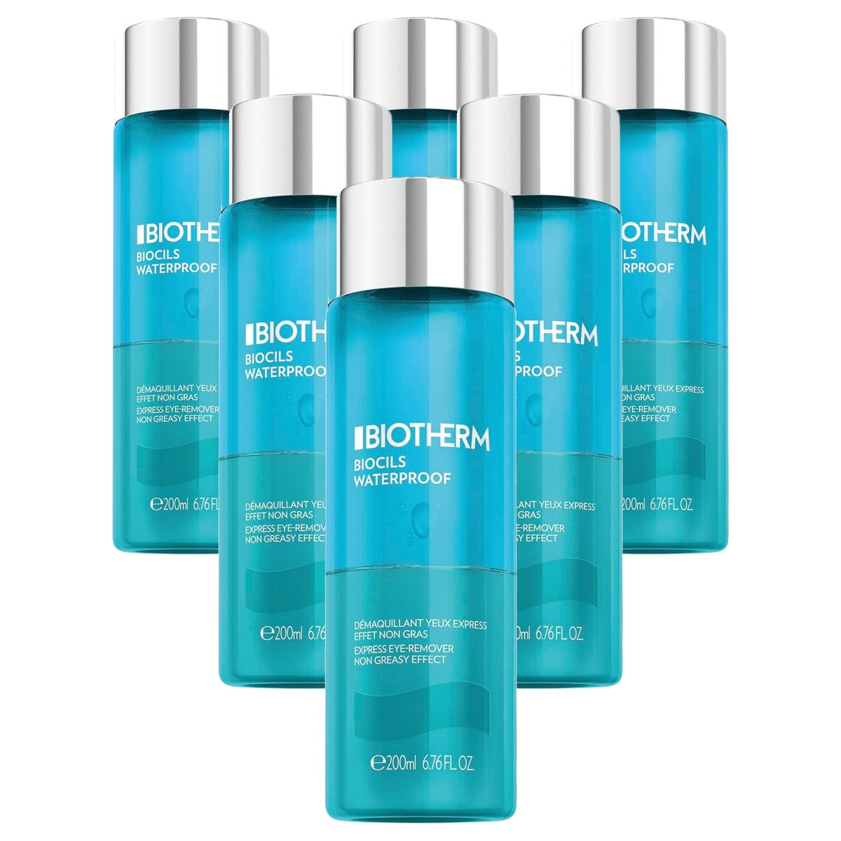 Biotherm Biocils Waterproof Eye Make-up Remover Express 200 ml - 6-pack