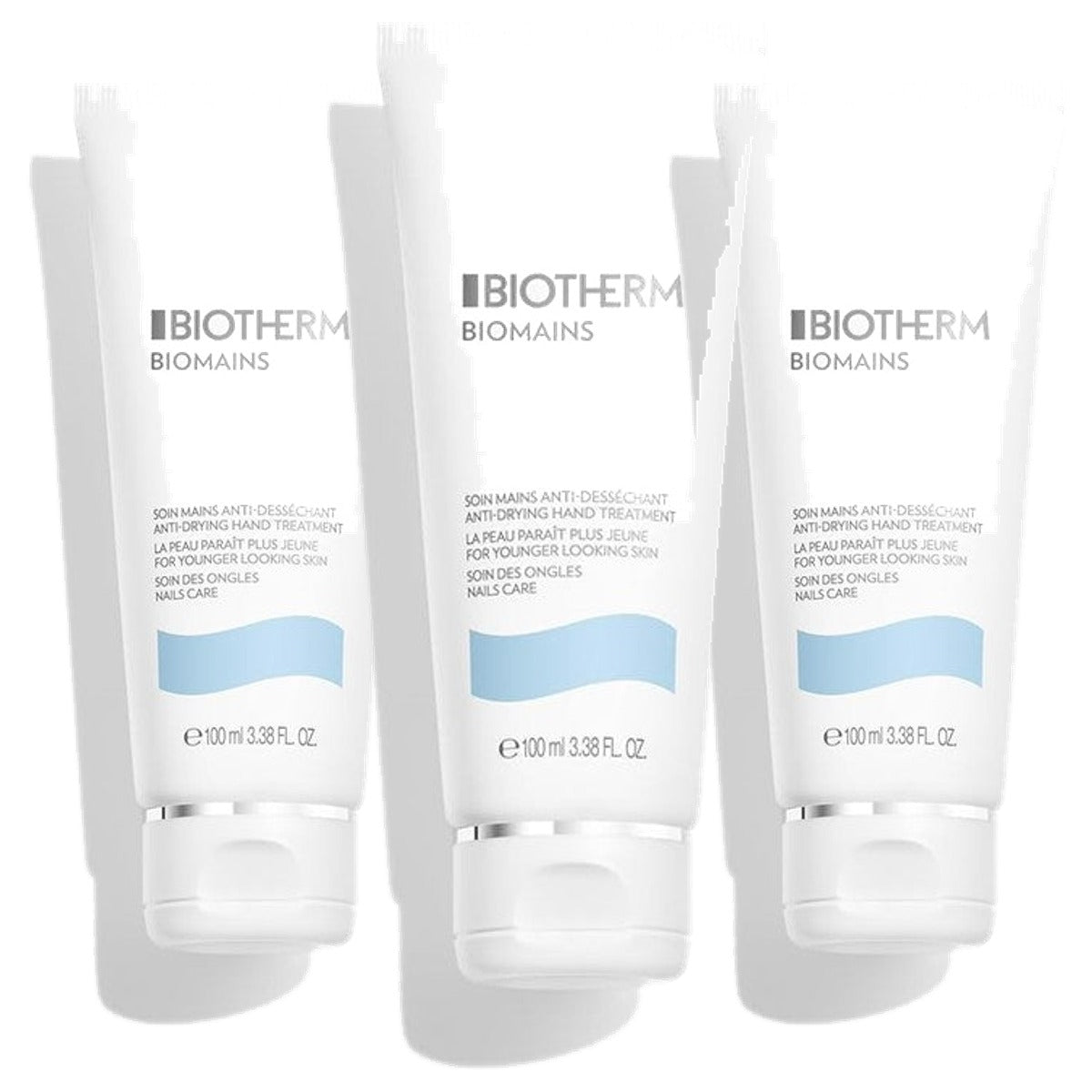 Biotherm Biomains Handcrème voor Droge en Gebarsten Huid 100 ml - 3-pack