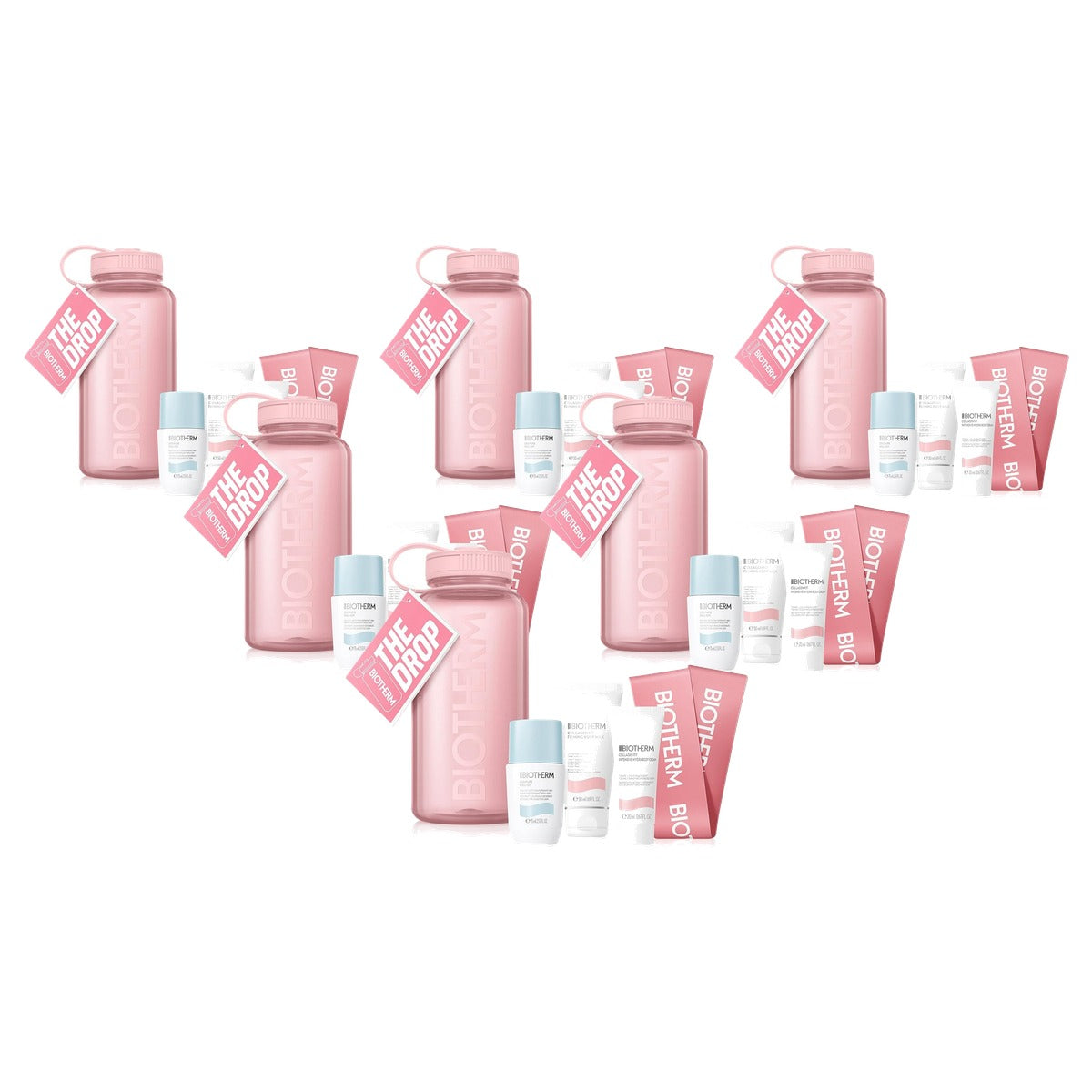 Biotherm Collagen Fit Drop-Set Rosa Verzorgingsset met Collageen Reisformaat - 6-pack