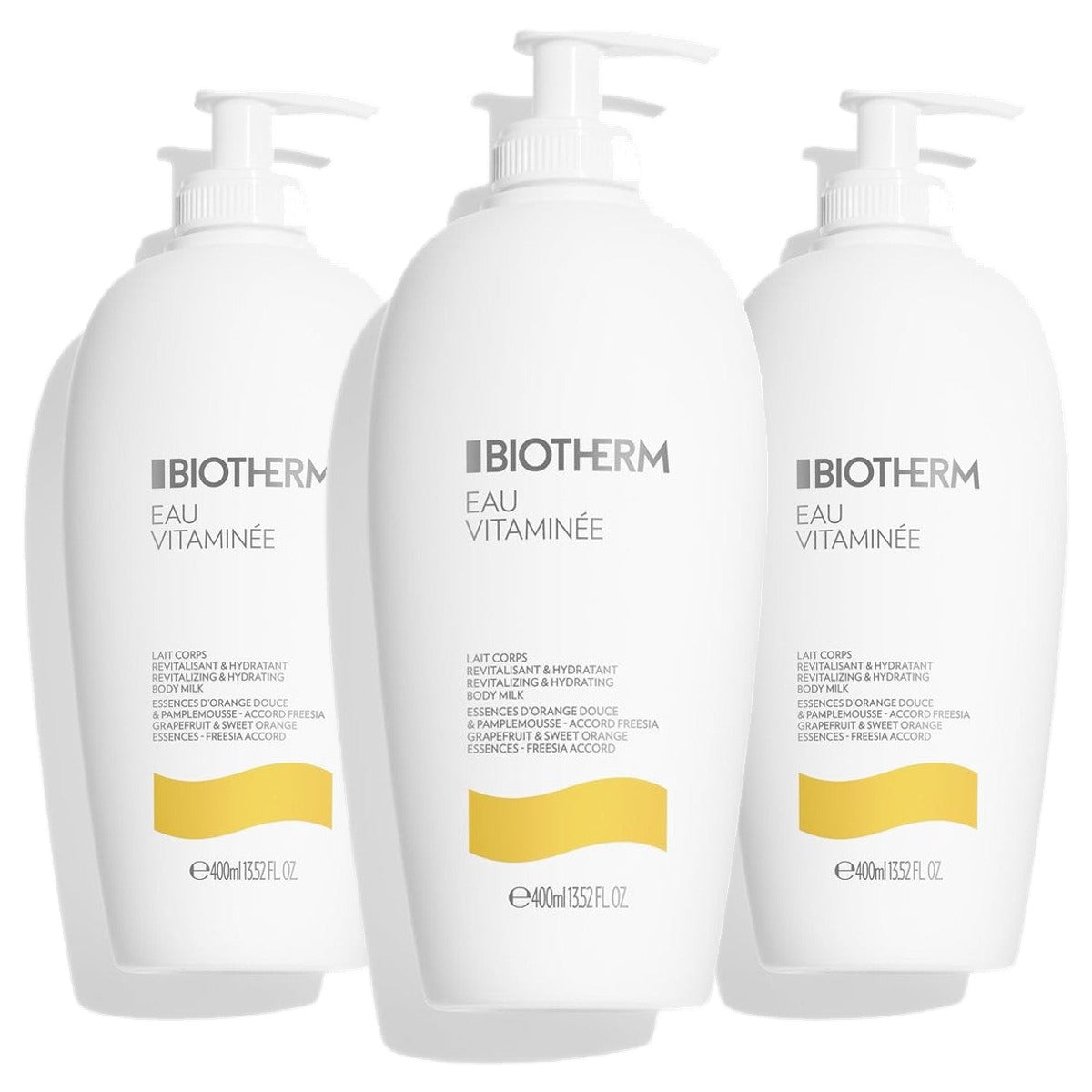 Biotherm Eau Vitaminée Lichaamsmelk 400 ml - 3-pack