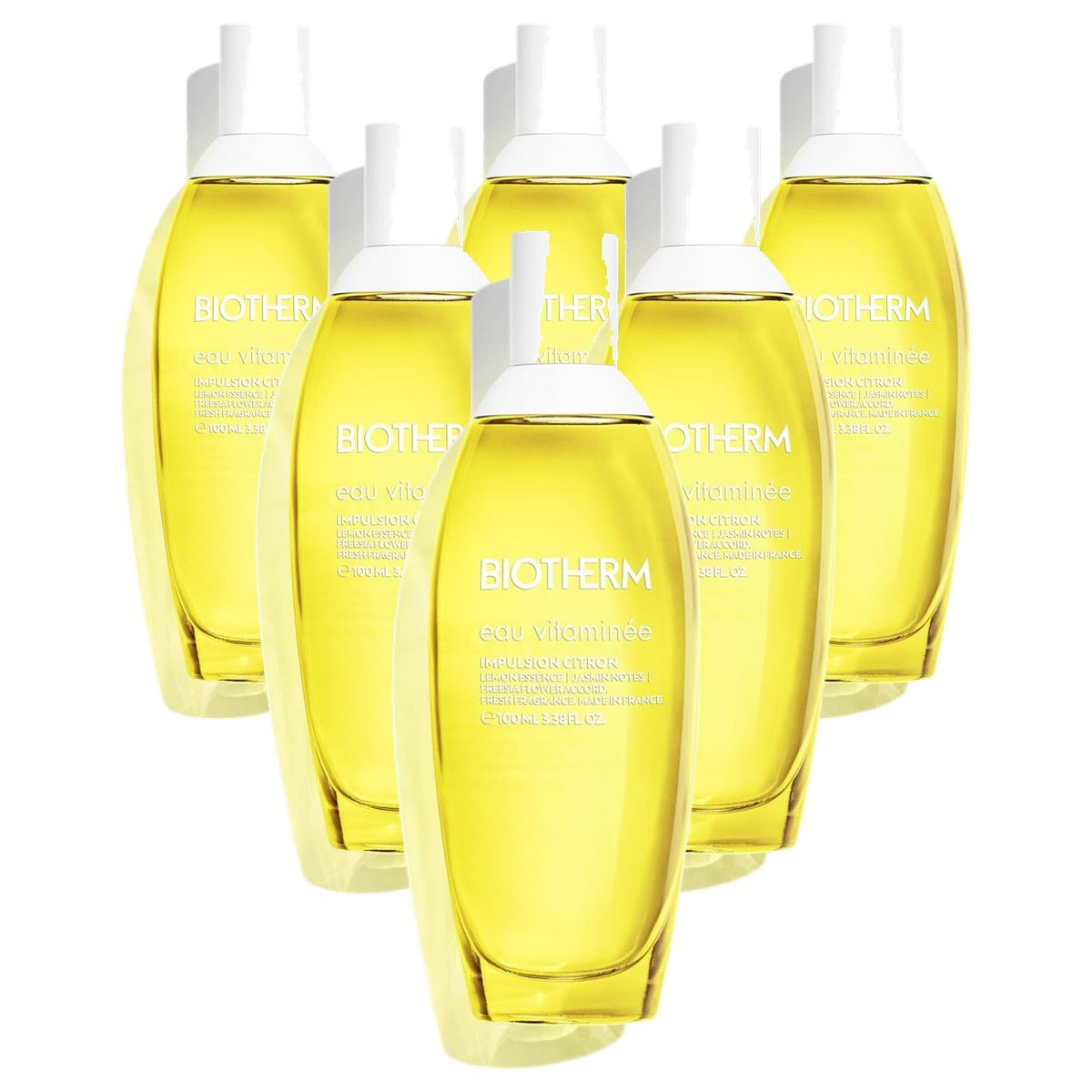 Biotherm Eau Vitaminée Impulsion Citron Eau de Toilette voor Dames 100 ml - 6-pack