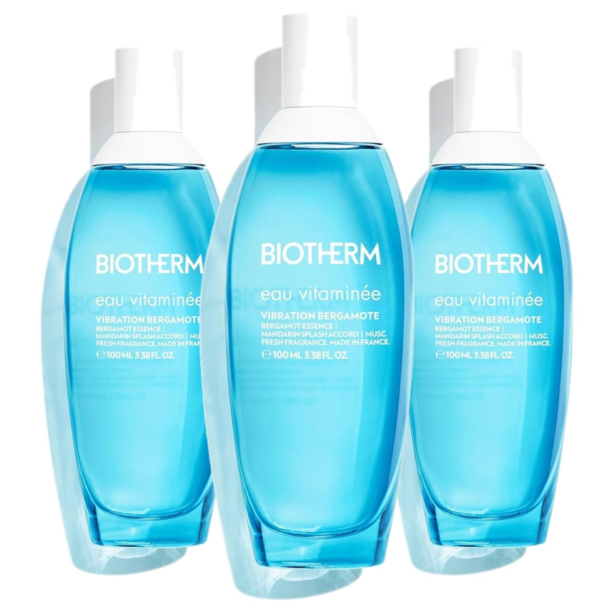 Biotherm Eau Vitaminée Vibration Bergamote Eau de Toilette 100 ml - 3-pack