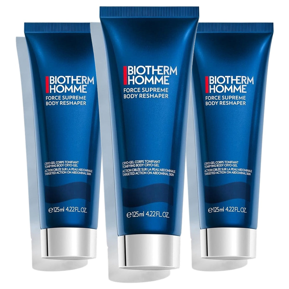Biotherm Force Supreme Body Reshaper Verkoelende Cryo-Gel voor Mannen 125 ml - 3-pack
