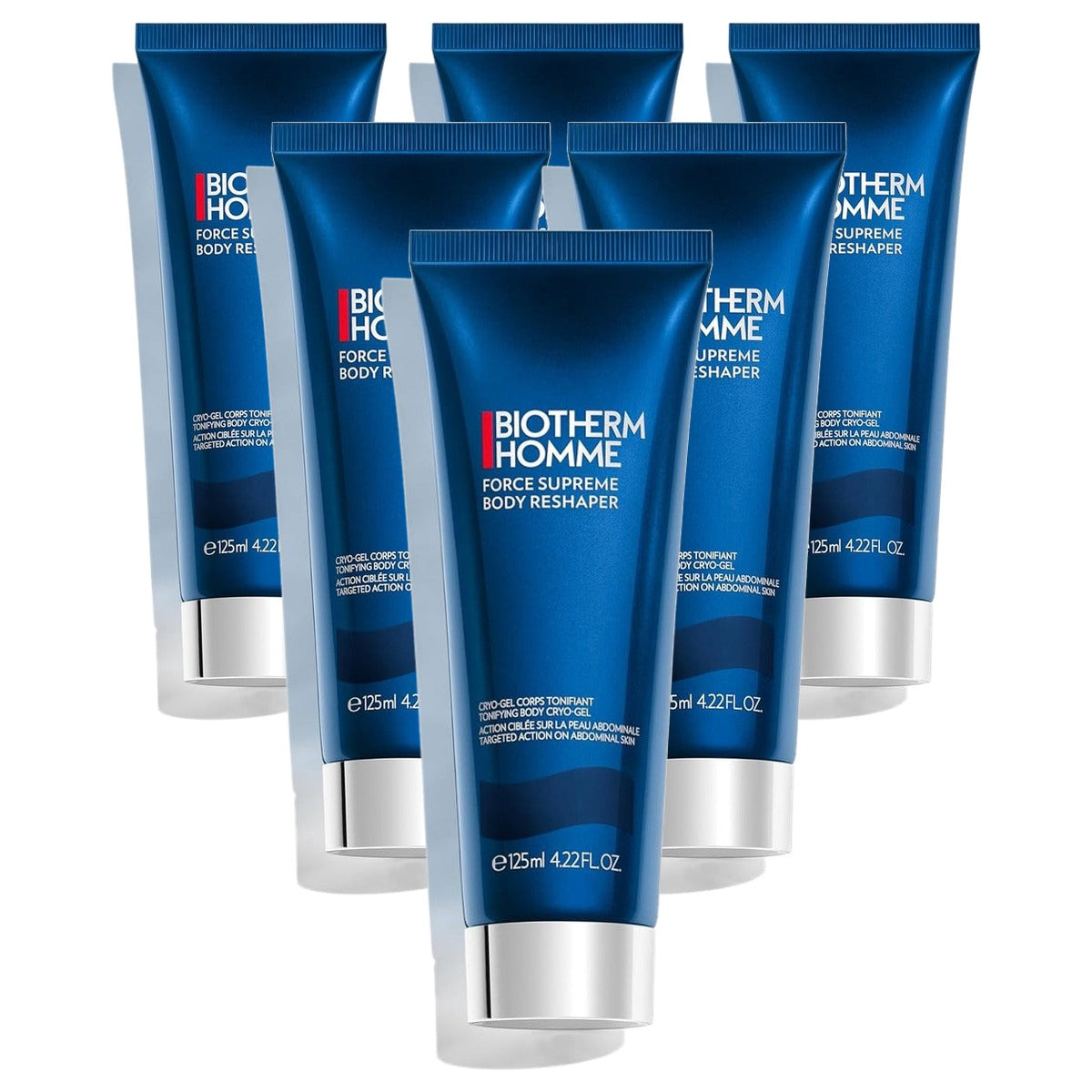 Biotherm Force Supreme Body Reshaper Verkoelende Cryo-Gel voor Mannen 125 ml - 6-pack