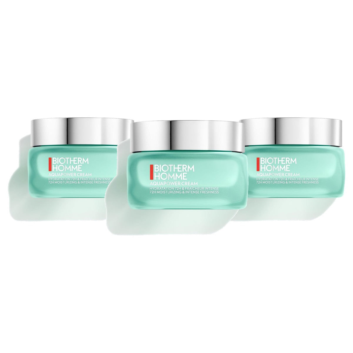 Biotherm Homme Aquapower 72H Gezichtscrème 50 ml - 3-pack