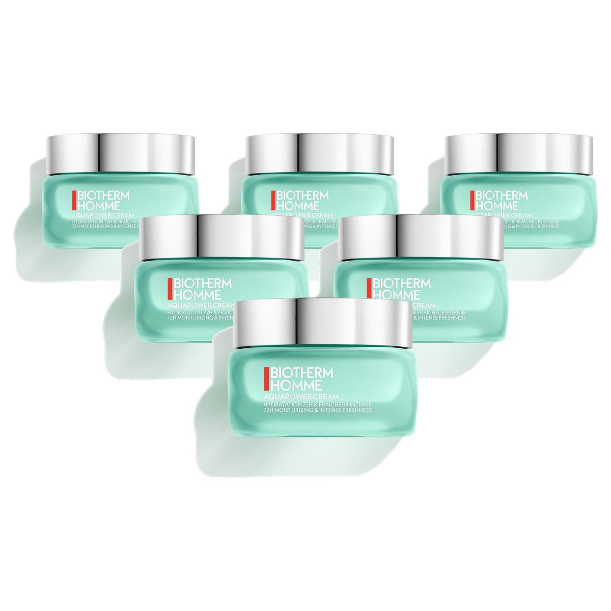 Biotherm Homme Aquapower 72H Gezichtscrème 50 ml - 6-pack