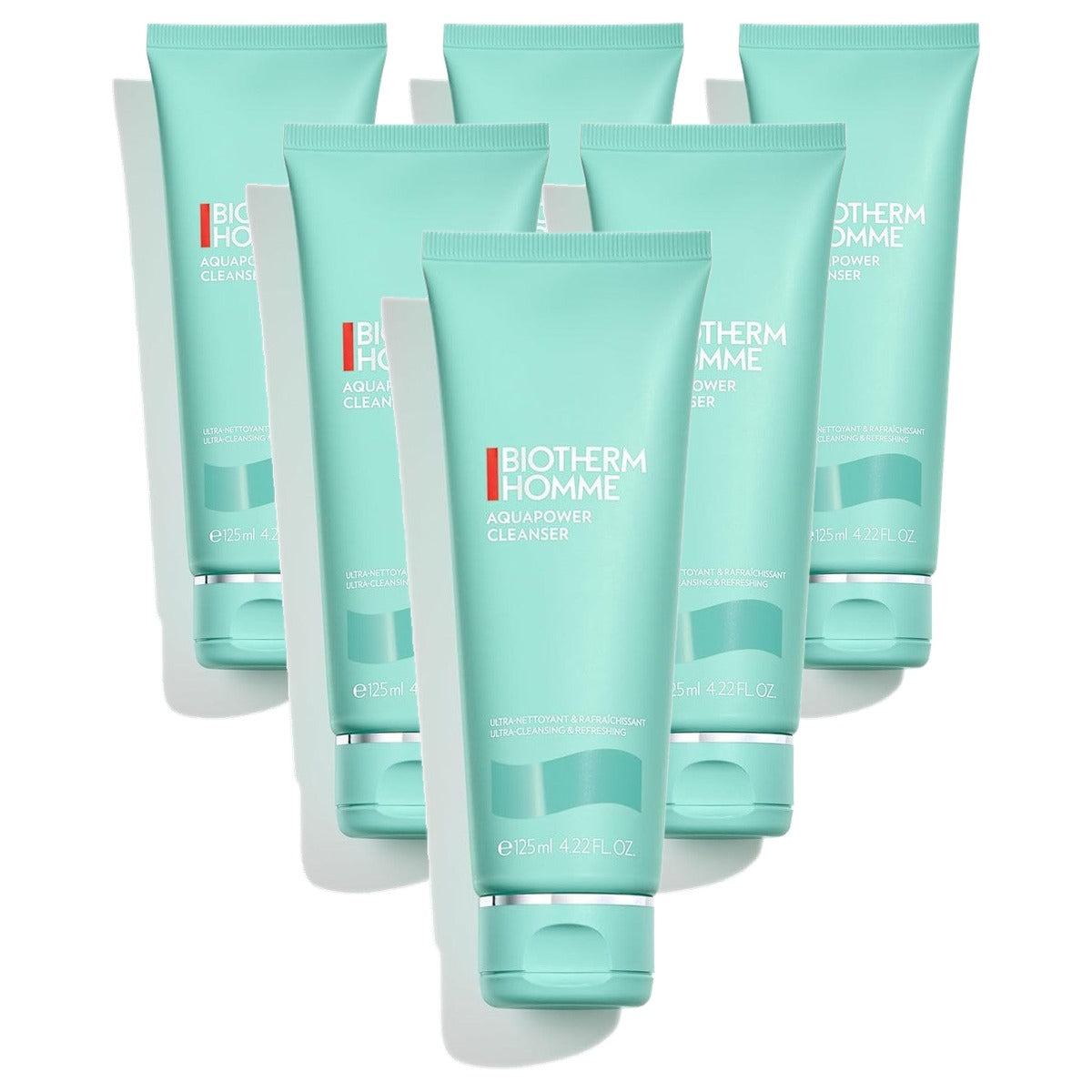 Biotherm Homme Aquapower Cleanser Reinigingsgel met Life Plankton 125 ml - 6-pack