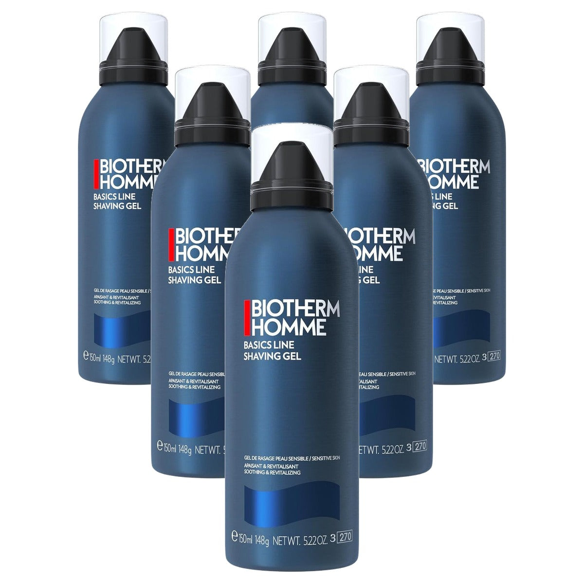 Biotherm Homme Basic Line Rustgevende Scheergel voor Mannen 150 ml - 6-pack