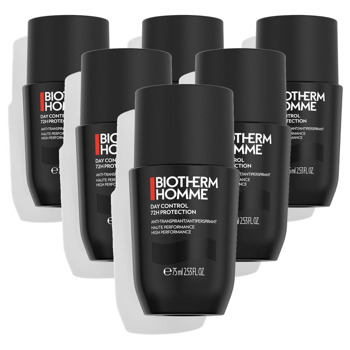 Biotherm Homme Day Control 72H Deo Roll-On 75 ml - 6-pack