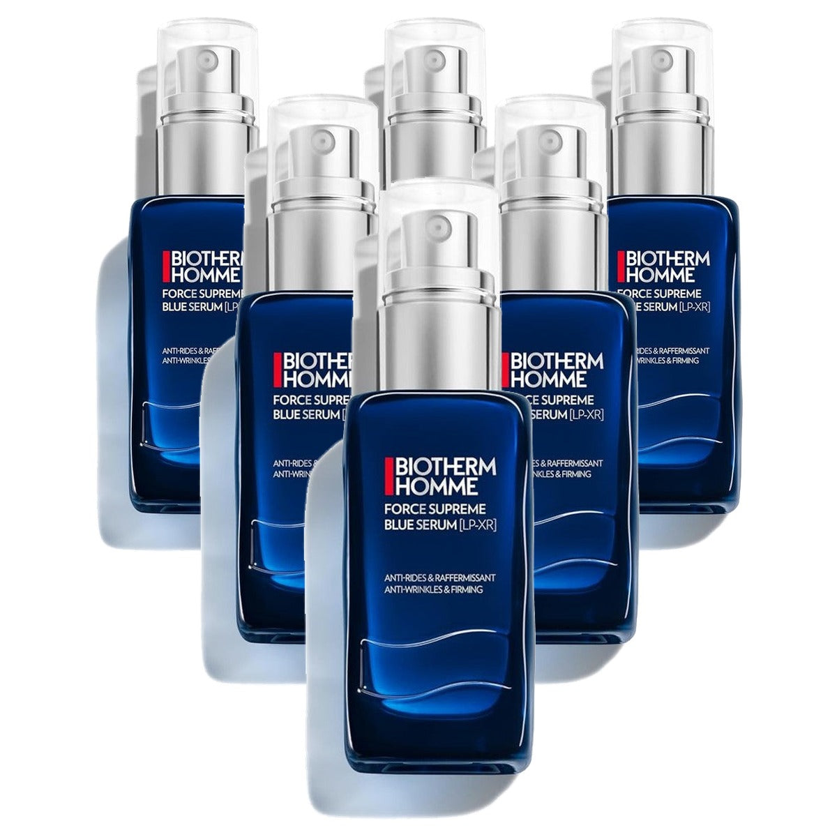 Biotherm Homme Force Supreme Blue Serum Anti-Aging Gezichtsserum 60 ml - 6-pack