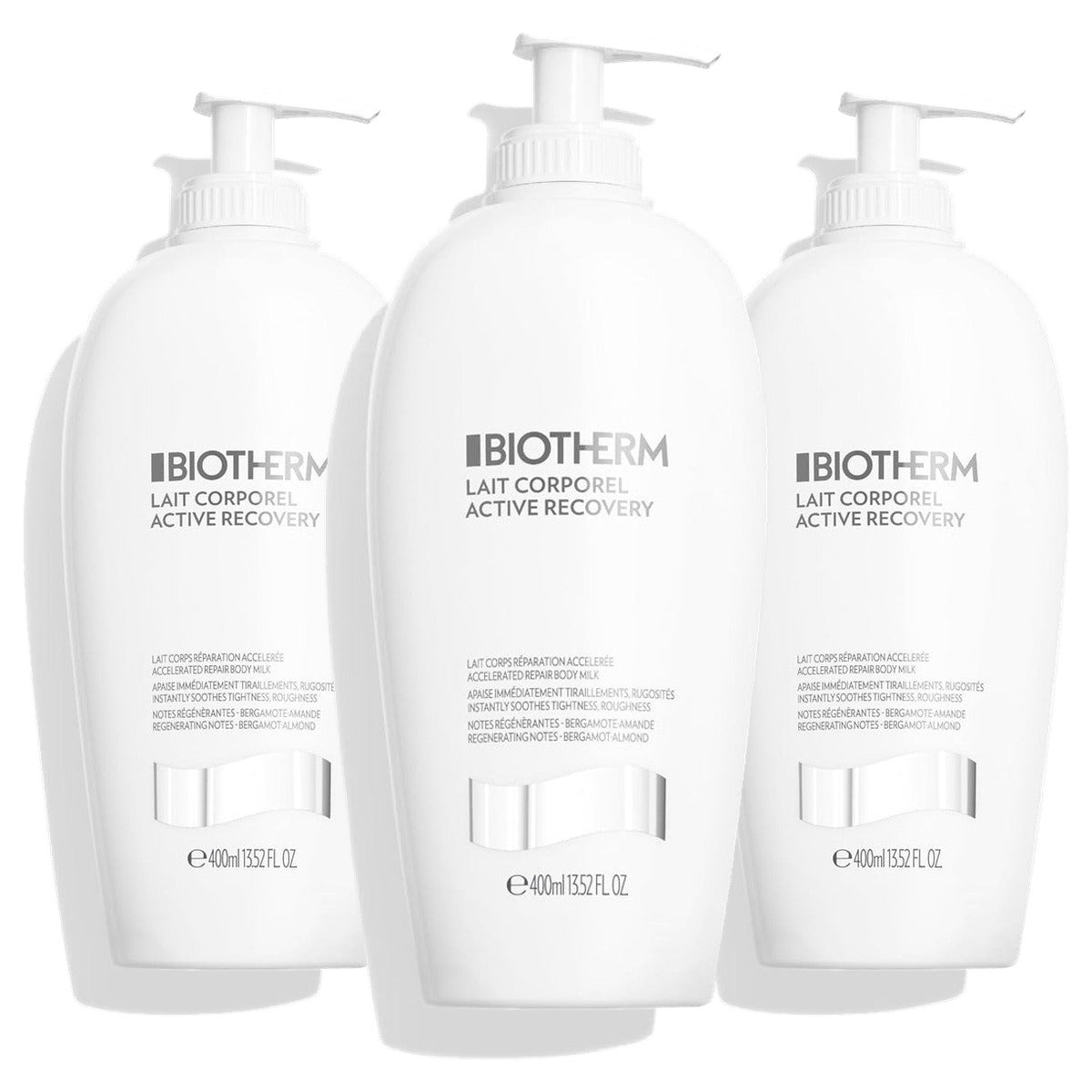 Biotherm Lait Corporel Active Recovery Bodylotion 400 ml - 3-pack