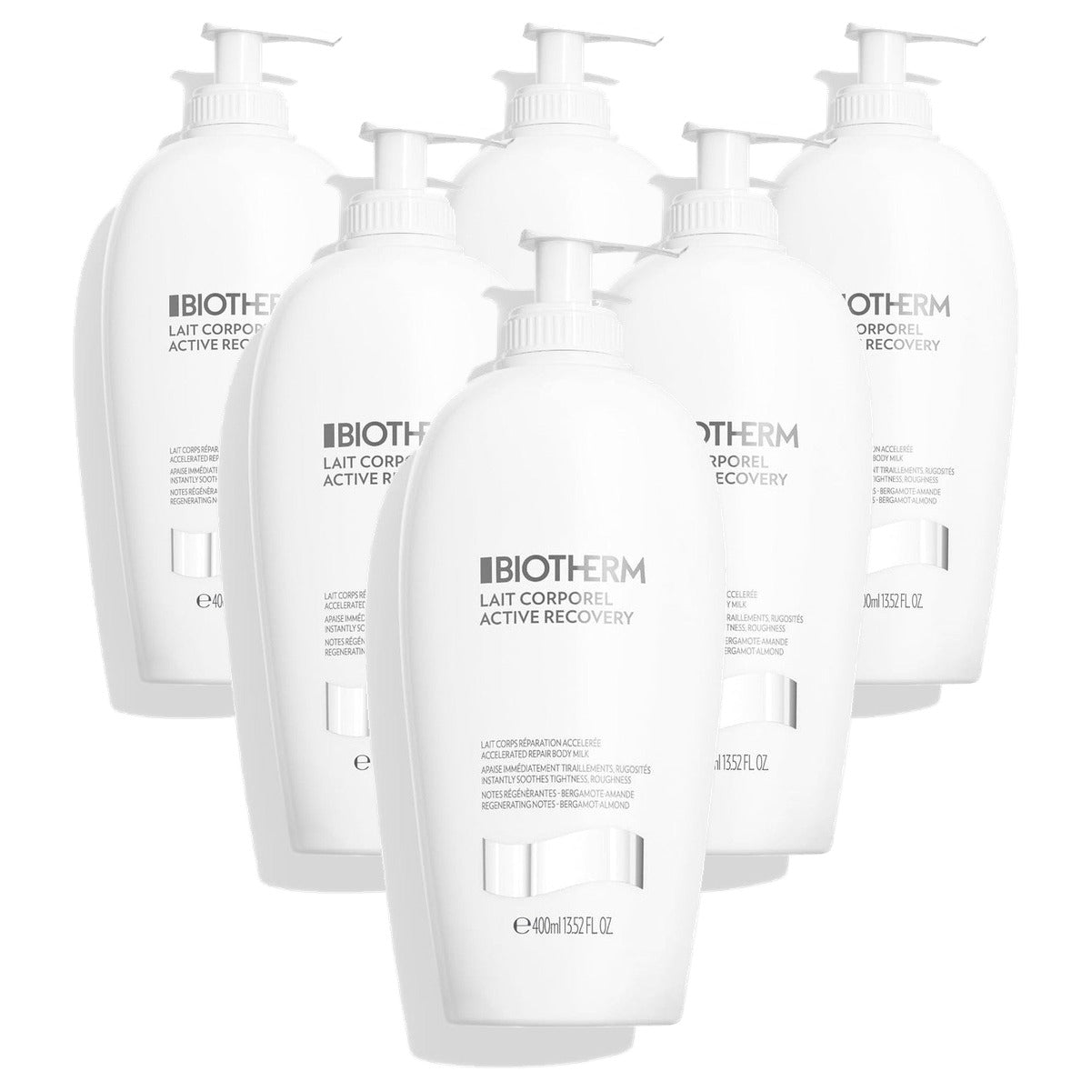 Biotherm Lait Corporel Active Recovery Bodylotion 400 ml - 6-pack