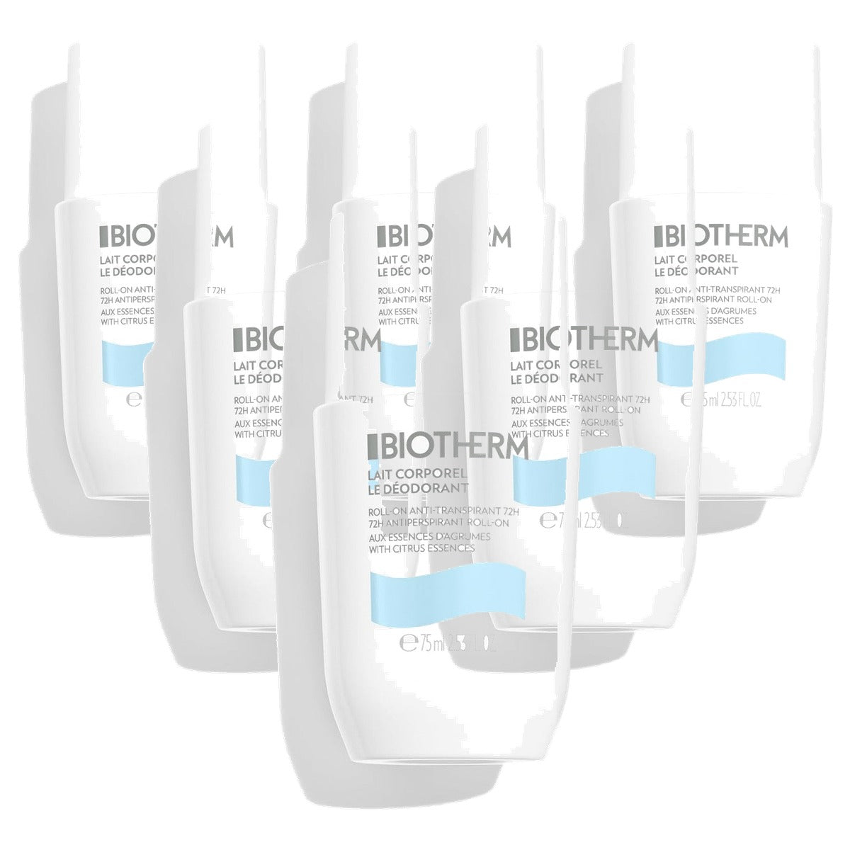 Biotherm Lait Corporel Roll-On Deodorant 75 ml - 6-pack