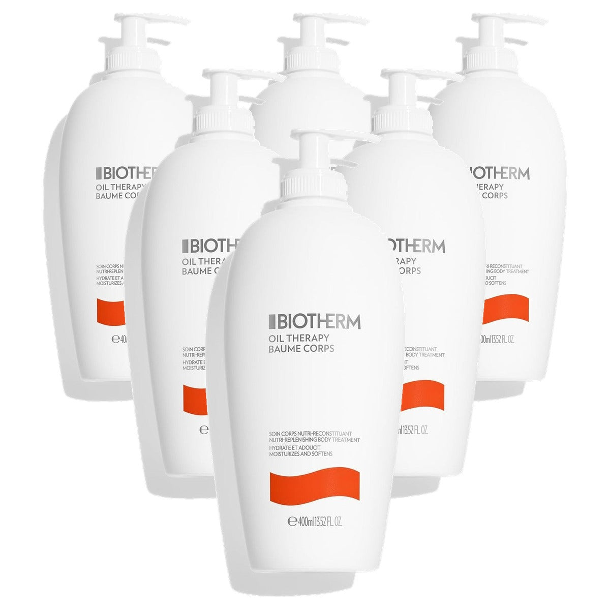 Biotherm Oil Therapy Baume Corps Bodylotion 400 ml - 6-pack