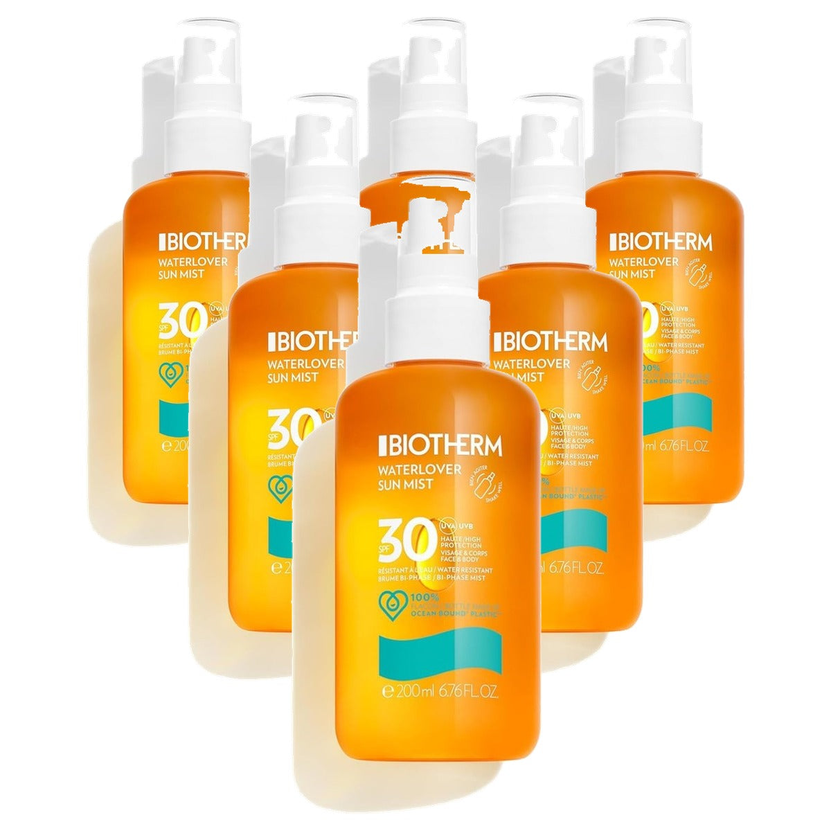 Biotherm Waterlover Hydraterende Zonnespray 200 ml - 6-pack