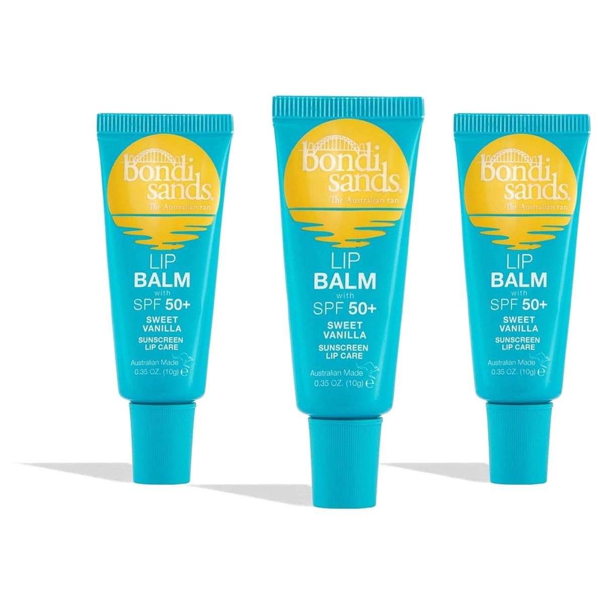 Bondi Sands Lip Balm SPF 50+ Sweet Vanilla 3 x 10 g - Voordeelverpakking