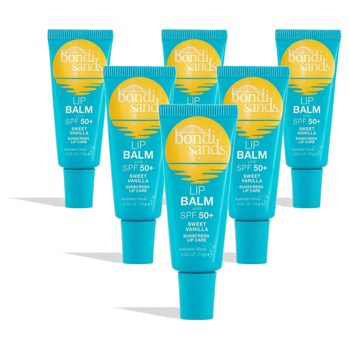 Bondi Sands Lip Balm SPF 50+ Sweet Vanilla 6 x 10 g - Voordeelverpakking