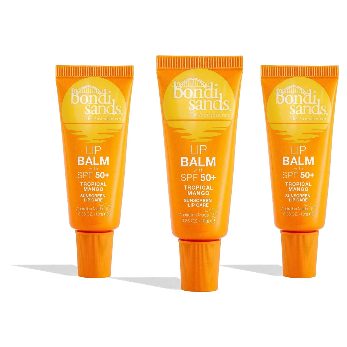 Bondi Sands Lip Balm SPF 50+ Tropical Mango 3 x 10 g - Voordeelverpakking