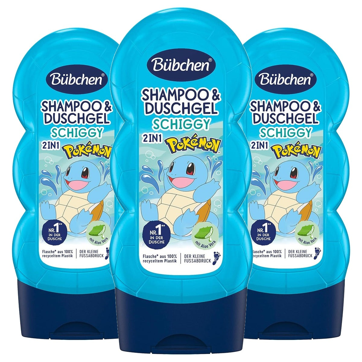 Bübchen Pokémon Schiggy Edition Shampoo & Douchegel 3 x 230 ml - Voordeelverpakking
