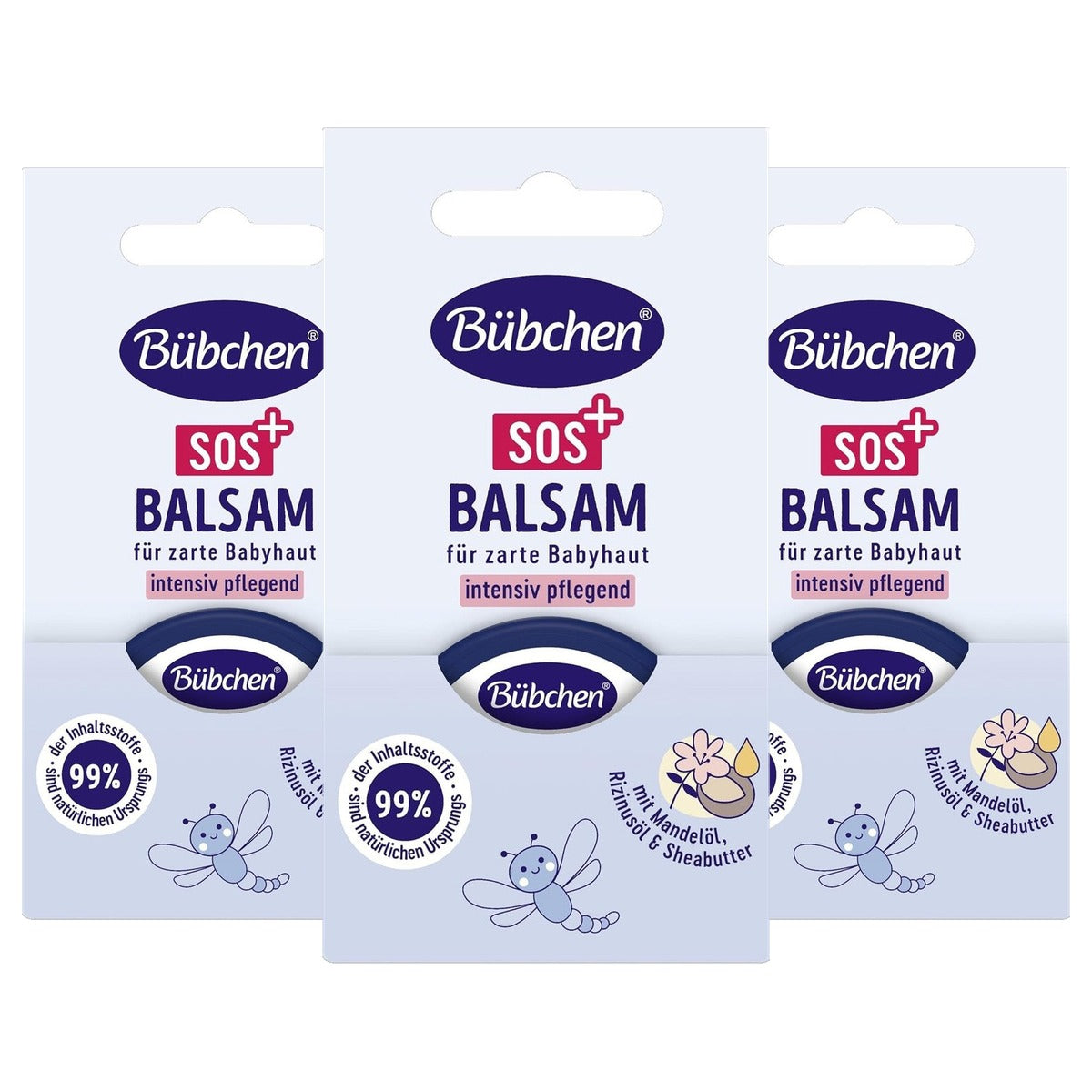 Bübchen SOS-balsem 3 x 20 ml - Voordeelverpakking
