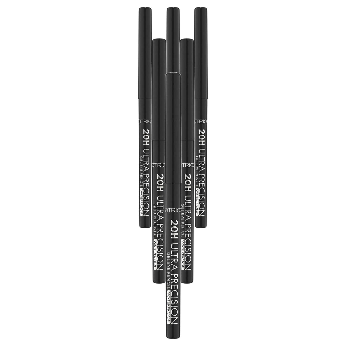 Catrice Cosmetics 20H Gel Eye Pencil 010 zwart 0,08 g - 6-pack