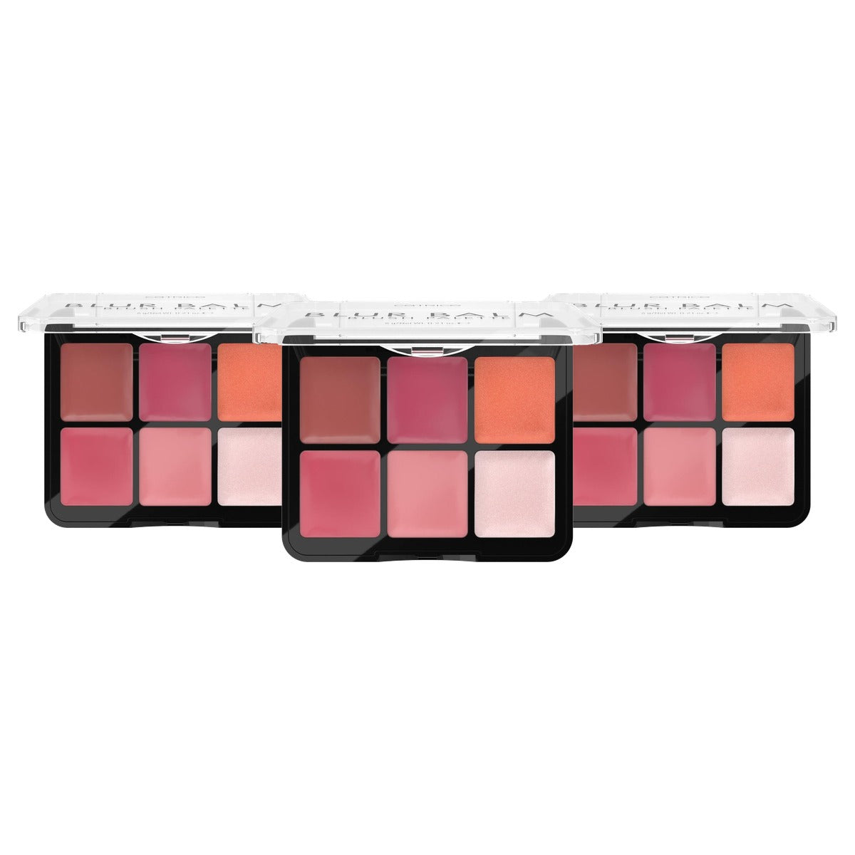 Catrice Blur Balm Blush Palet nr. 010 meerkleurig - 3-pack