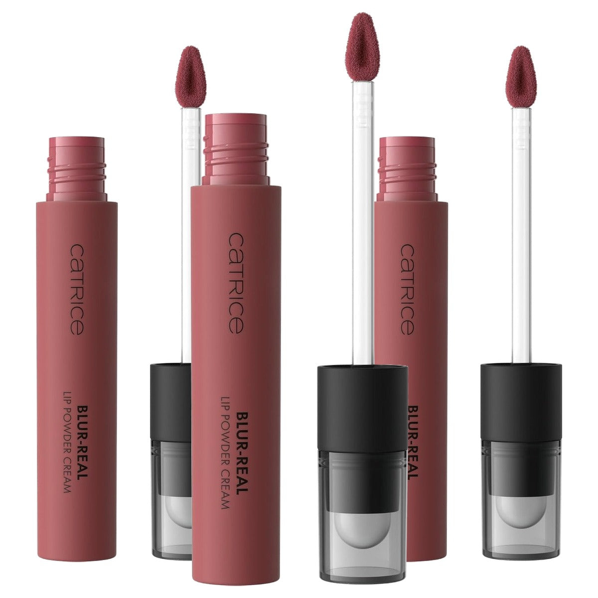 Catrice Cosmetics Blur-Real Lip Powder Cream lippenstift 030 bruin - 3-pack